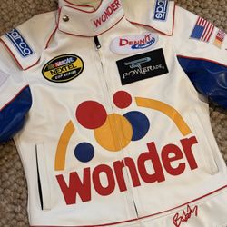 Ricky Bobby NASCAR Racing Leather Jacket Costume