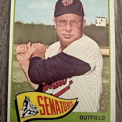 1965 Topps Jim King #38 Washington Senators Baseball Card