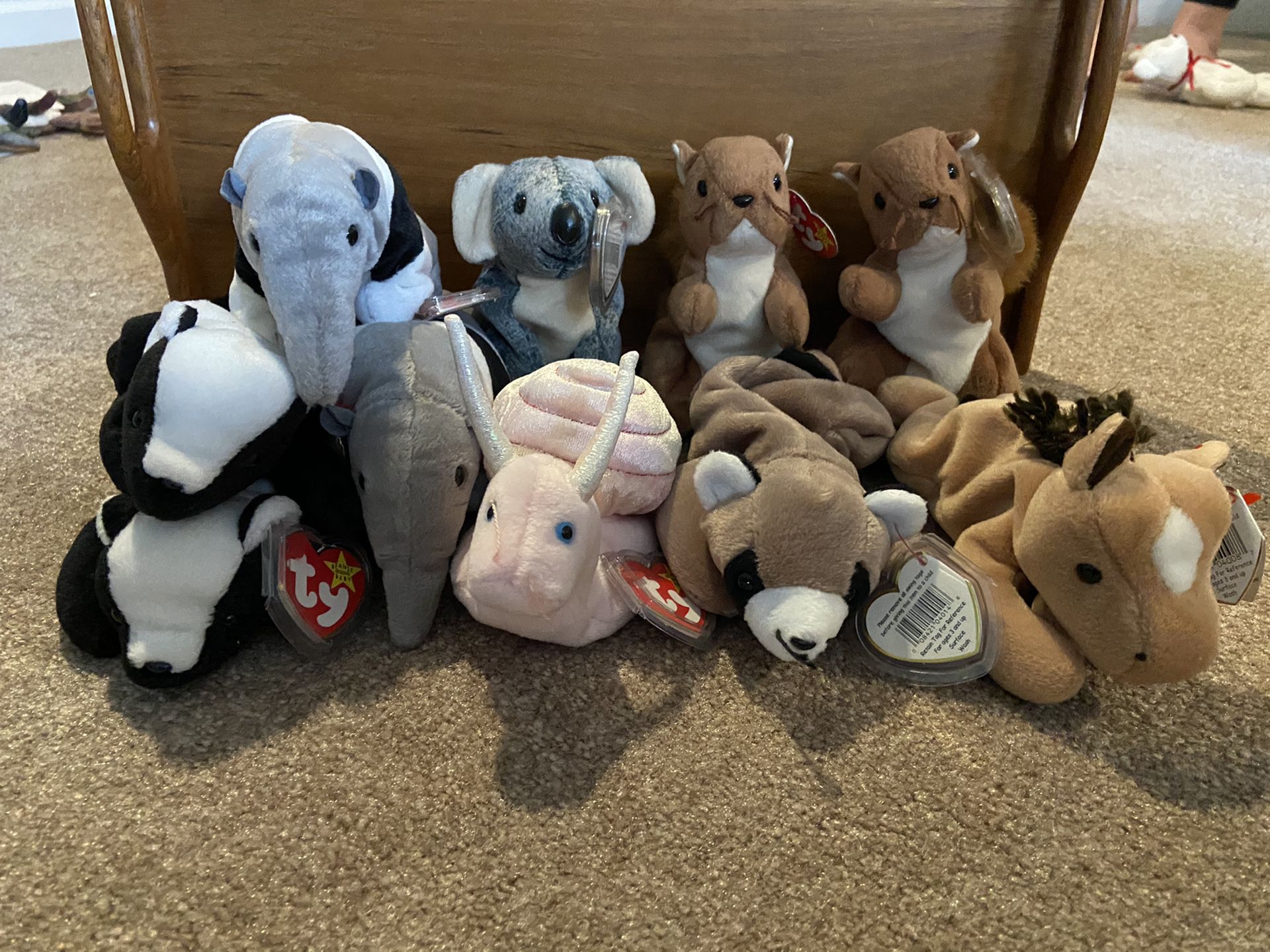 Miscellaneous beanie babies - all have tags