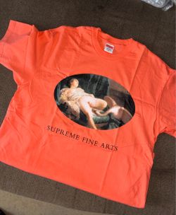 Supreme Fine Arts Tee Orange Medium