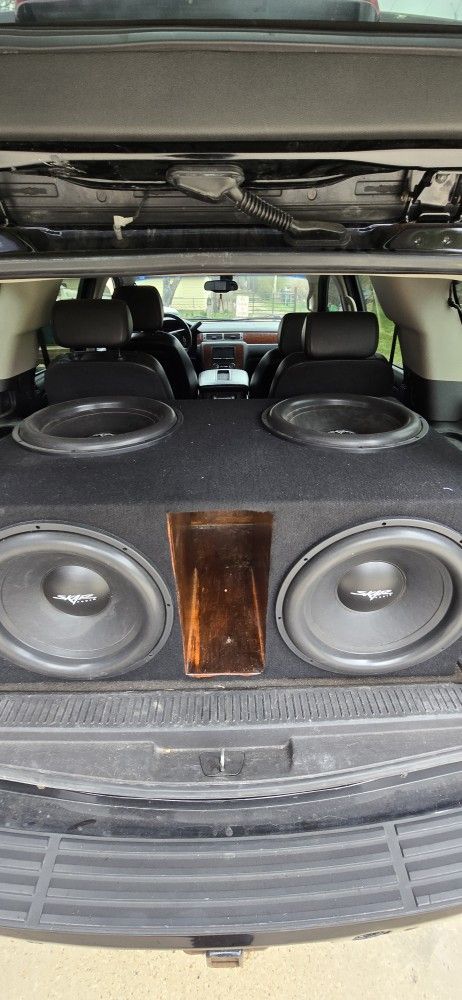 15" Subwoofer's X 4