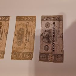 1864 Confederate Paper Money