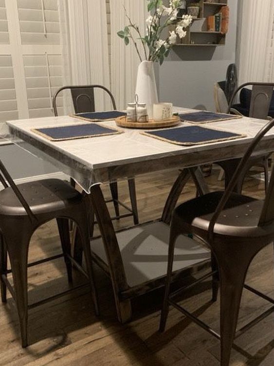 Breakfast Area Table, Chairs Not Included