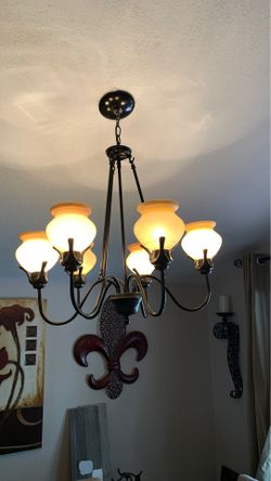 Light fixtures. Bronze finish 3 pieces