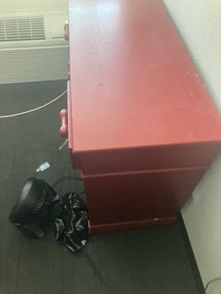 Red desk