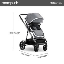 Mompush 2 In 1 Stroller, Barely Used 