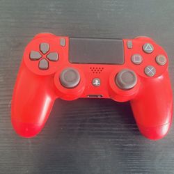 Red PS4 Controller 