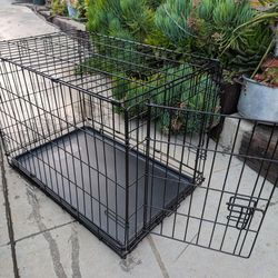 Dog Cage Animal Crate Cat Kennel Training Wire House Clean Folding