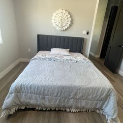 Gray Queen Bed Frame