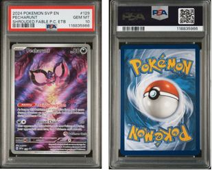 Psa 10 Pokemon SHROUDED FABLE POKEMON CENTER Stamp