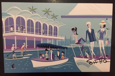 SHAG Signed “The Seafarers” Promo Card - 8.5” X 5.5”, Mint Condition, Included Shag Bio And Business Card
