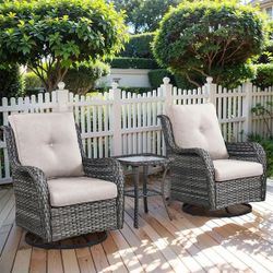 Bistro Set Patio Rocking Chairs Patio Rockers Outdoor Patio Furniture Set Brand New In The Box 🚎🆕🚛