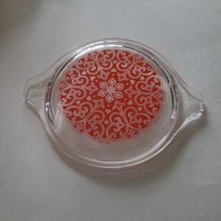 Pyrex 1969 Vintage Rare Celtic Floral Lid