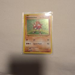 Hitmonchan Pokemon Holocard