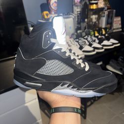 jordan 5 black metallic size 9 no box vnds 
