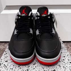 DS Nike Air Jordan Retro 4 Bred Sz 11
