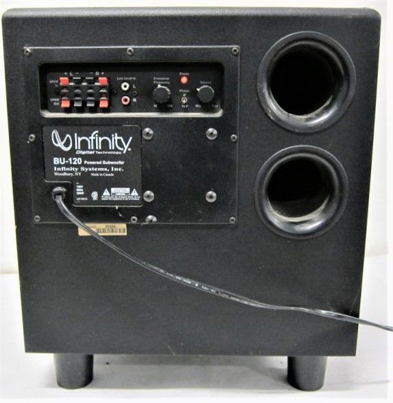 Infinity Powered Subwoofer -12" - Excellent Condition