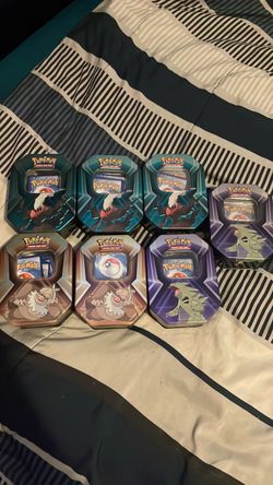 Pokémon TCG Collector Tins – Lot of 7 w/ Bulk