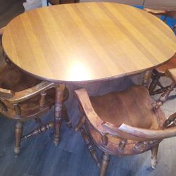 Dining Table With THREE Chairs 