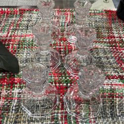Glass Candle Holders