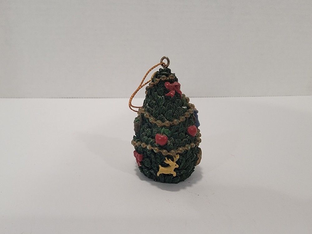 Christmas Tree Resin Ornament ~ 2.25"