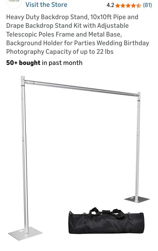 10x10ft Backdrop Stand