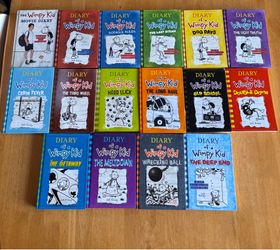 Diary of a Wimpy Kid 16 Book Collection including the 2010 Movie Diary book. $5 each book. $80 total