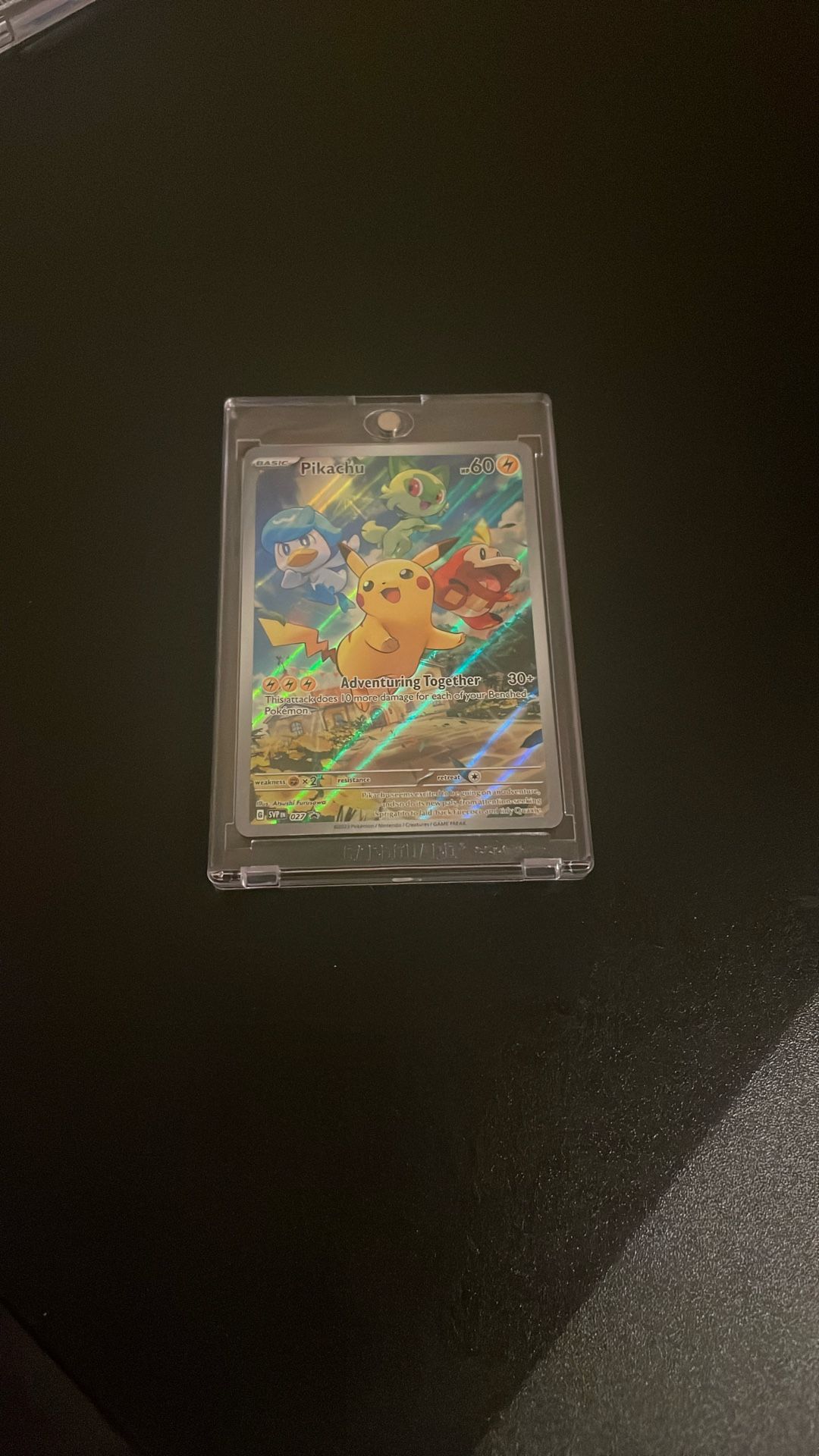 Pikachu Pokemon Card