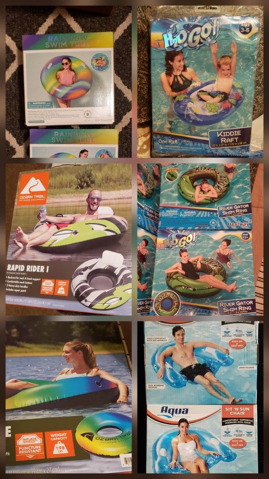 SWIMMING POOL TUBE FLOAT