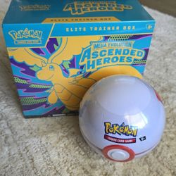 Ascended Heroes ETB + Pokeball Tin E25