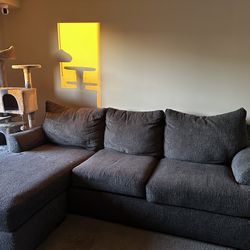 Sectional Couch And Love Seat Chair - Gently Used 