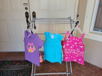 BRAND NEW...3 BABY GIRLS SIZE 12 MONTHS TWO-PIECE  OUTFITS