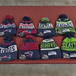 SEATTLE/NEW ENGLAND New ERA BEANIE HATS
