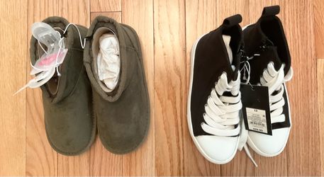 New girls tennis shoes & boots-size 13-$20 Each