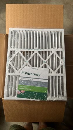 4 Heat pump air filters 25 x 20 x 5