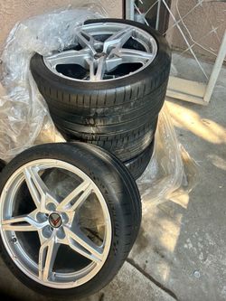 Corvette Rims Including Michelin Tires 305/30zR20