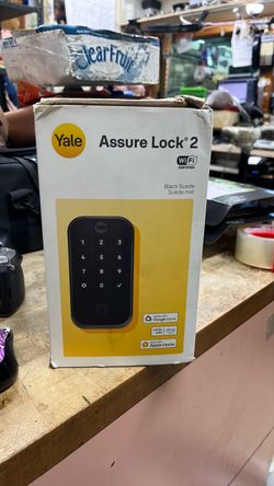 Yale Assure Lock 2 Smart Lock Wi-Fi Deadbolt Push Button Keypad YRD410-WF1-BSP. F(contact info removed)1.
