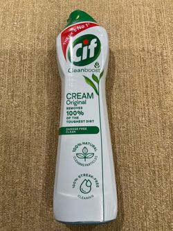 Cif Cleanboost Cream Original Multi Surface Cleaner 500ml UK Formula
