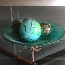 Artistic Glass Globes With Bowl