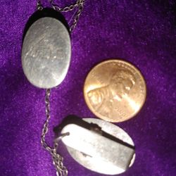 Vintage Sterling Sweater Clips, JDS