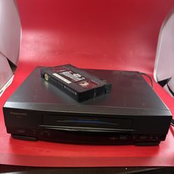 Panasonic Blue Line PV-4651 Omnivision VHS VCR Player No Remote TESTED WORKS