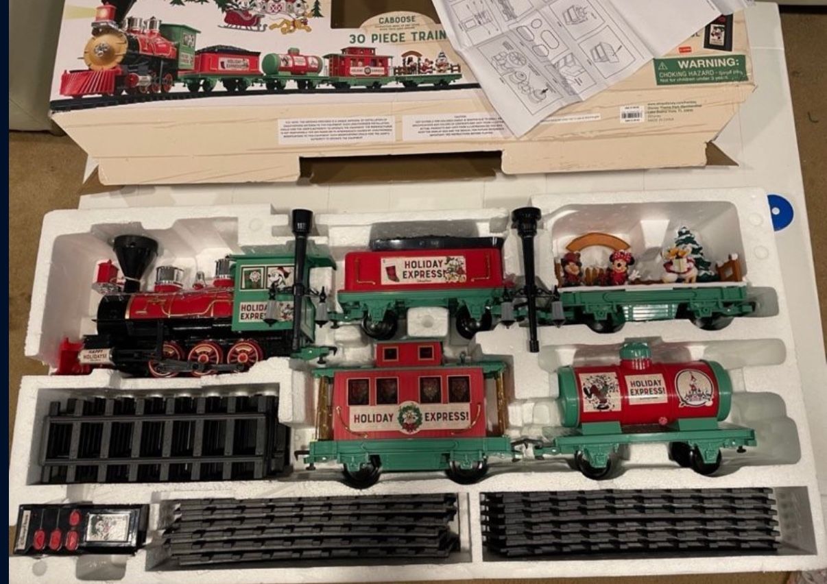 Disney Christmas Train Set - Mickey Mouse and Friends - Disney Parks. 2019 Release