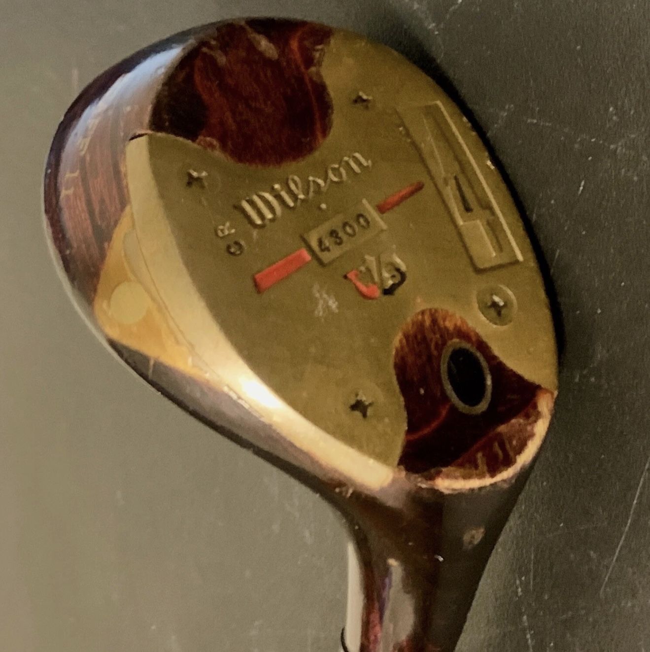 Wilson Staff II 4300 Aqua-Tite Strata-Bloc 4-Wood AL Shaft Vintage RH Golf Club