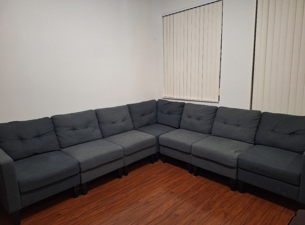 Grey sofa set