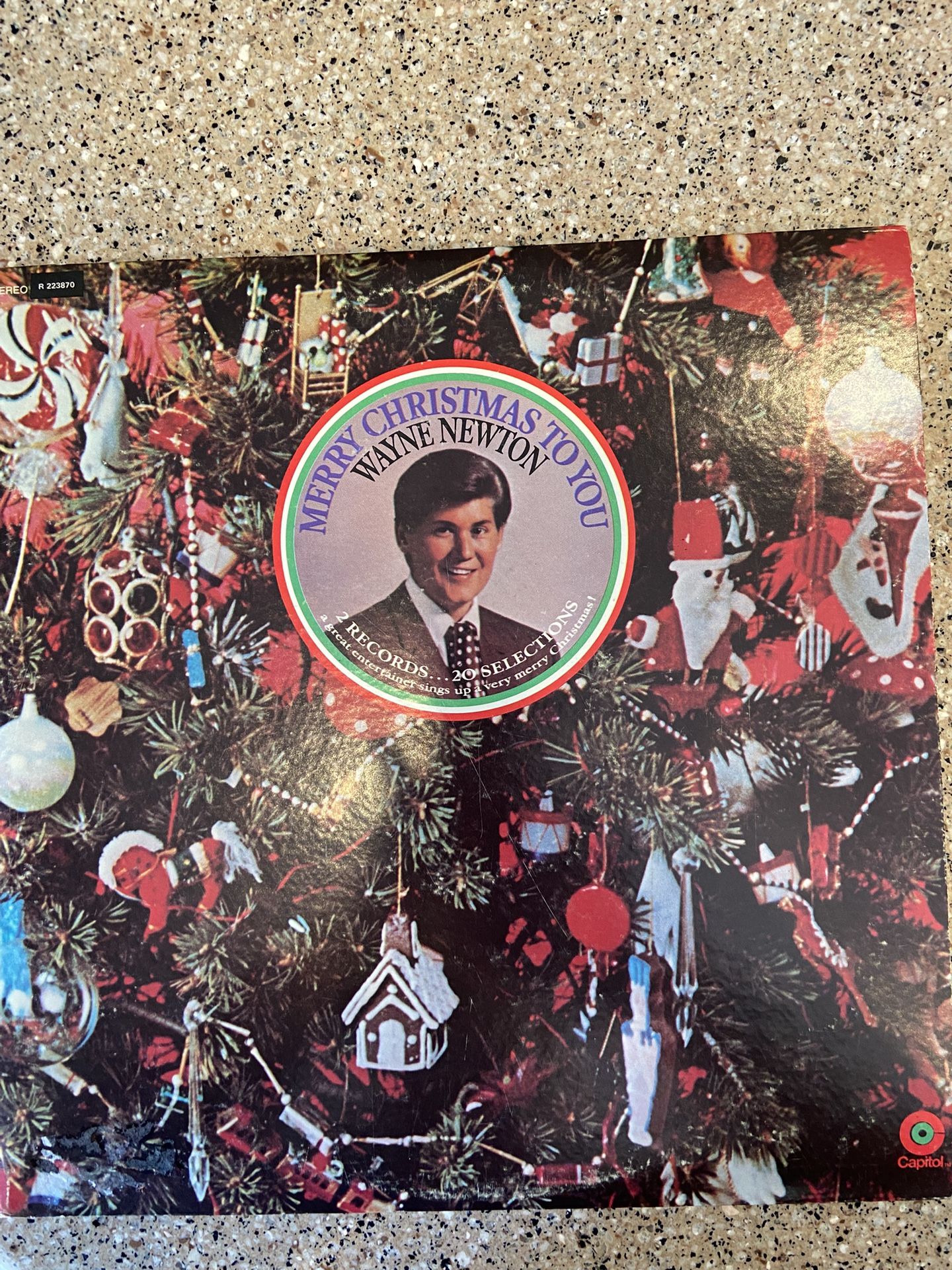 Wayne Newton 2 Record Merry Christmas To You Album