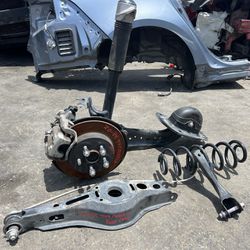 Rear Passenger Side Suspension 2020 2024 Toyota Corolla Le Spindle Rotor Strut Caliper Control Arm Loaded Beam Spring