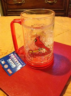 Cardinals freezer mug
