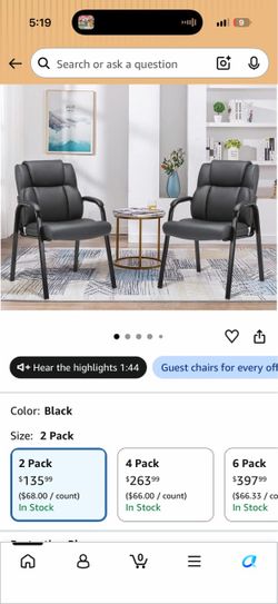 Guest chairs