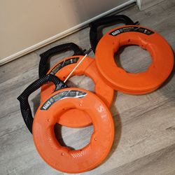 Klein Tools  Fiberglass Fish Tape  100ft Long 
