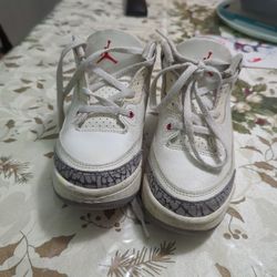 white Nike leather sneakers size 12.5 c